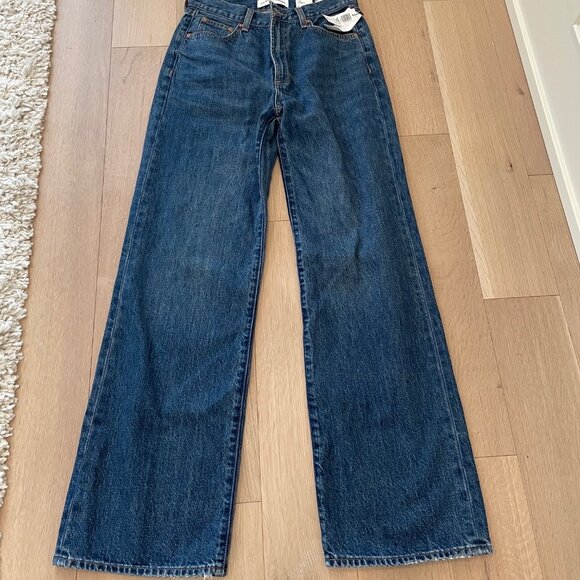 Denim Forum The Farrah Hi-rise Wide Jean (Size 26, Regular Length) - Picture 5 of 6